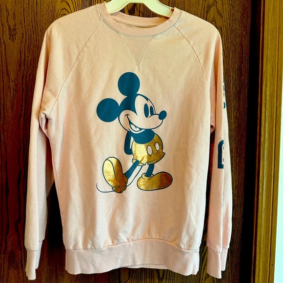 Disney Tops - Walt Disney World Briar Rose Gold Mickey Sweatshirt